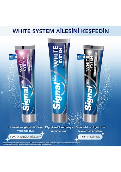 Signal White System Original Diş Macunu 4 x 75 ML