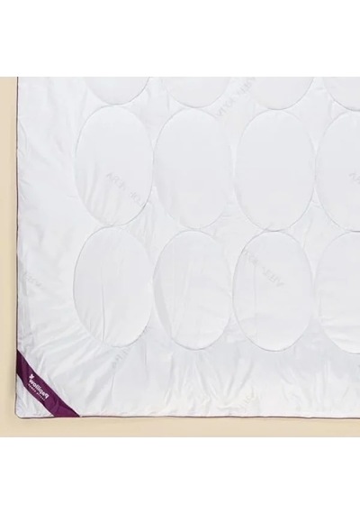 Aloe Vera Özlü King Size Yorgan - 215x235 Cm Açik Mavi