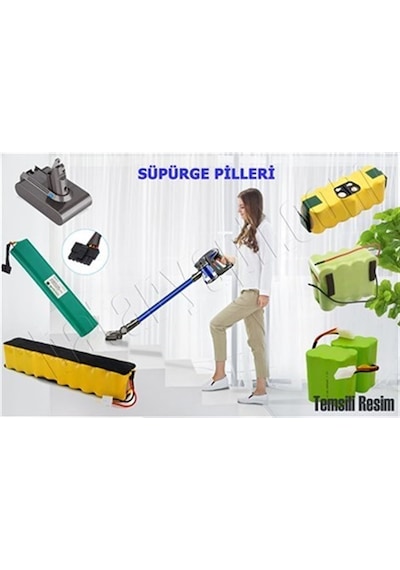Goldmaster 15.6V 1300Mah Şarjlı Süpürge Pili