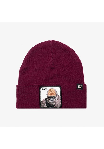 Goorin Bros Apes Knit Unisex Bordo Bere Düz 107-0043 Bordo