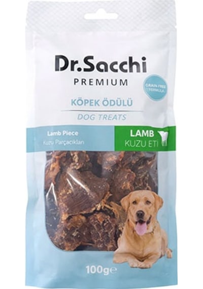 Dr.sacchi Premium Kuzu Parçacıklı Tahılsız Köpek Ödülü 100 Gr 109-30002.01