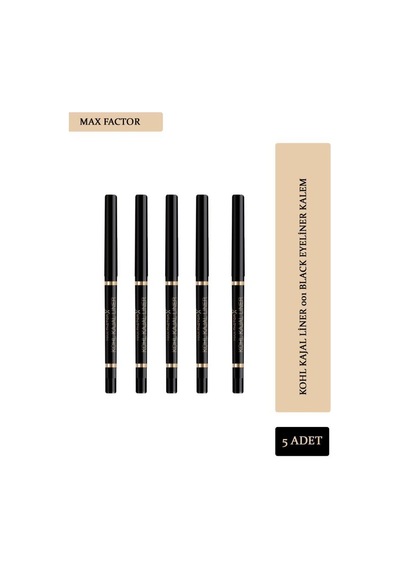 Max Factor Khol Kajal Liner 01 Black 5'li