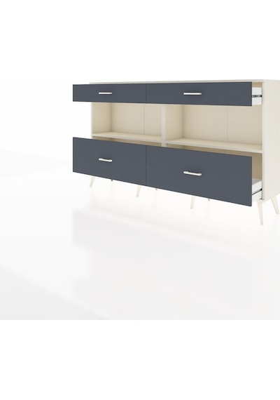 Arges Konsol 2 Raflı 4 Çekmeceli 176x30x99 Aytaşı-aytaşı/antrasi Aytaşı-aytaşı/antrasit Arges Konsol 2 Raflı 4 Çekmeceli 176x30x99 Aytaşı-aytaşı/antrasi Aytaşı-aytaşı/antrasit