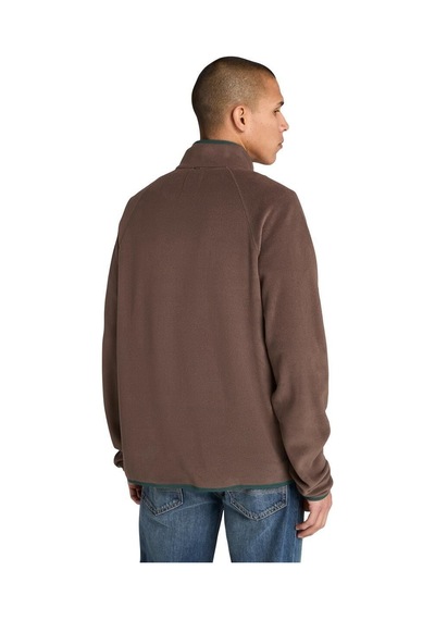 Timberland Polartec 100 Full Zip Fleece Erkek Ceket-33865 Koyu Kahverengi