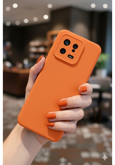 Xiaomi Mi 13 Kılıf Içi Kadife Süet Tasarımlı Kamera Korumalı Silikon A Kalite Lansman Kapak