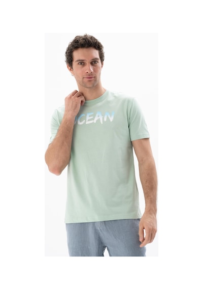AR-MA Arma Erkek Regular Fit Bisiklet Yaka Tişört Y25344406001 Yeşil