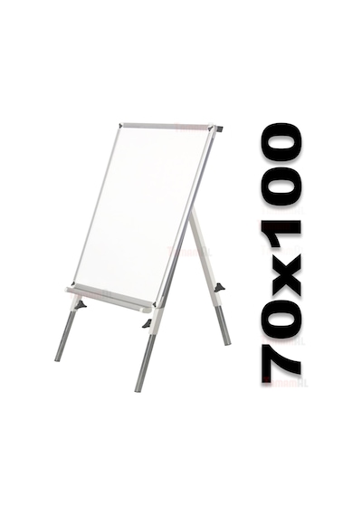 70X100 Akyazı Teleskopik Ayaklı Laminat Beyaz Yazı Tahtası