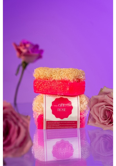 Volkan Ates Natural & Beauty Gül Özlü Kabak Lifli Doğal Sabun 130 Gr