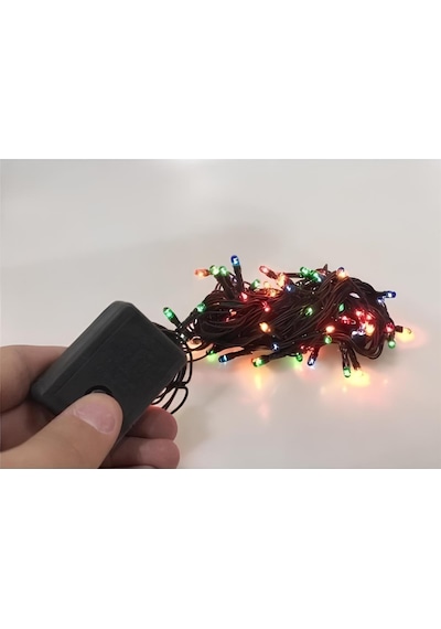 10 Metre 100 Ledli Fişli Rgb Renk Led Işık