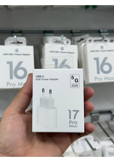 Rio Tech Usb-c 45w Power Adapter 5g Iphone 17 Pro Max Hızlı Şarj