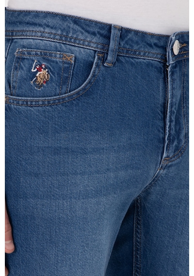 U.s. Polo Assn. Erkek Mavi Pantolon Jean 50290036-dn0022 Mıd Blue
