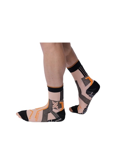 X-bıonıc X-bionic X-socks Trailrun Terraskin Expert Crew Unisex Turuncu Koşu Çorabı Fpxb