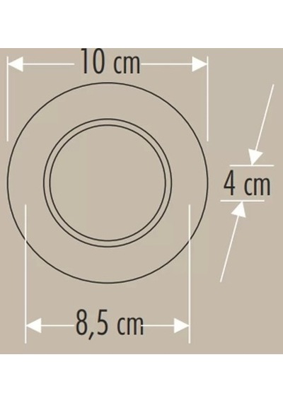 10 Adet Ct 5258 6w Zepra Led Spot Siyah Krom 3 Renk Pls Kasa
