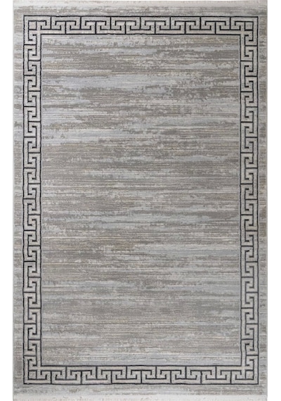 Pyramid Modern Salon Ve Oturma Odası Halısı - Gri Gri
