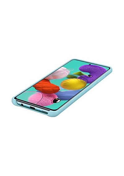 Ayrex Ef-pa515tlegww Galaxy A51 Silikon Cep Telefonu Kılıfı, Mavi Diğer