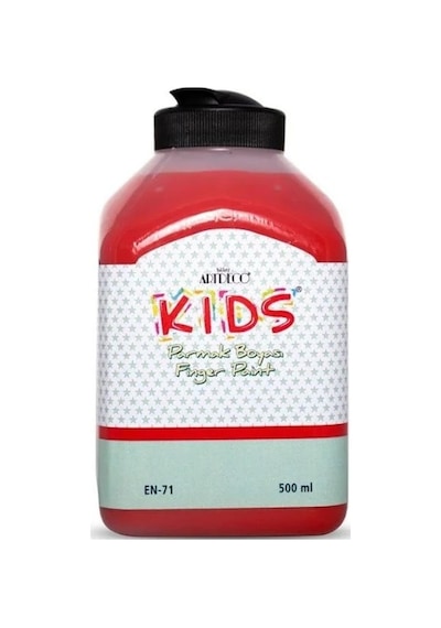 Artdeco Kids Parmak Boyası 500 Ml Kırmızı 340 Çok Renkli