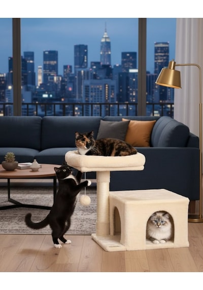 Reyo Pet Komfor Stepli Yuvalı Kedi Tırmalaması