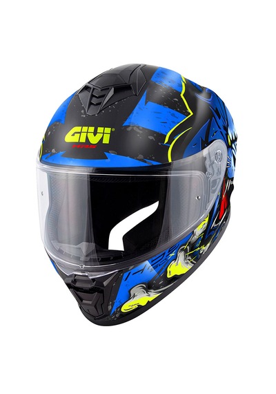 Givi 50.x Wild Kapalı Motosiklet Kaskı Mat Mavi - Siyah