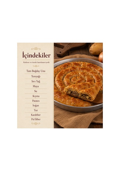 Kıymalı Patatesli Boşnak Böreği 1 Kg - 670383003