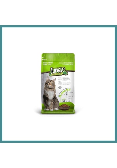 Jungle Kedi Maması Tavuklu & Balıklı 1,5 Kg 1 Adet Mac