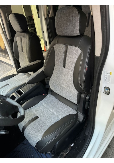 Citroen Berlingo Oto Koltuk Kılıfı 2009 2017 Arası Uyumlu Arka Sırt Arka Oturma 3 Parça