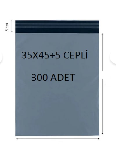 35+45+5 Cepli 300 Adet Kargo Poşeti Cac Plastik