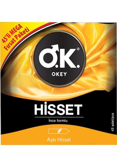 Okey Hisset Prezervatif 45'li