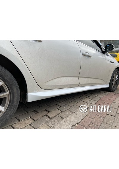 Kit Garaj Renault Megane 4 Yan Marşbiyel Hb Çift Plastik Boyasız