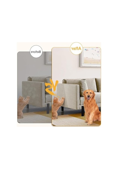 3 M X 30 Cm Kendinden Yapışkanlı Şeffaf Kedi Bandı İle Çizilmeye Karşı Koruma 6395751