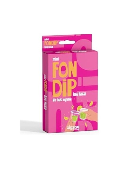 Fondip Mini Kız Kıza, İçki Oyunu, 55 Kartlı, Arkadaş Geceleri İçin Eğlenceli Kart Oyunu Kutu Oyunu