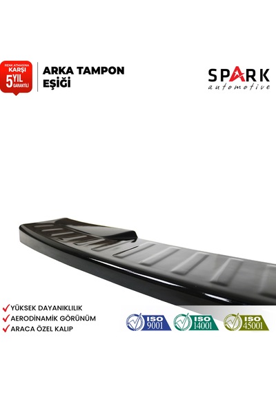 Dacia Logan Mcv 2013-2021 Yıl Aralığı Uyumlu Arka Tampon Eşiği Parlak
