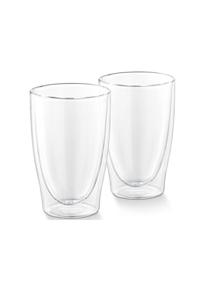 Tchibo Çift Cidarlı Latte Macchiato Bardağı, 2'li Saydam