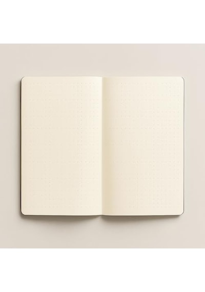 Fark Tanıtım Noktalı Not Defteri 64 Yaprak, 90 Gr Ivory Kağıt, Amerikan Ciltli Not Defteri, Ofis Ve Günlük Kullanım İçin İdeal Beyaz, A6 10,5cm X 14,8cm
