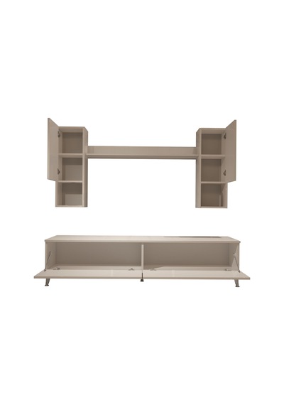 Decoraktiv Eko 5da Mdf Std Silver Tv Ünitesi Tv Sehpası Beyaz