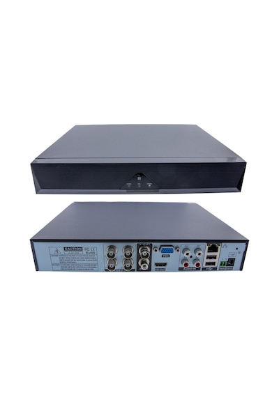 Technozi 4 Kanal 5 Mp Kamera Kayıt Cihazı Ahd Dvr 1080p H265+ Plus 5 İn 1 Hibrit Xmeye