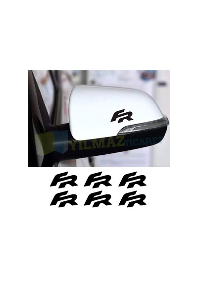 Seat Fr Logo Kaliper Ayna Jant Oto Sticker Yapıştırma Etiket 6 Ad 4 Cm