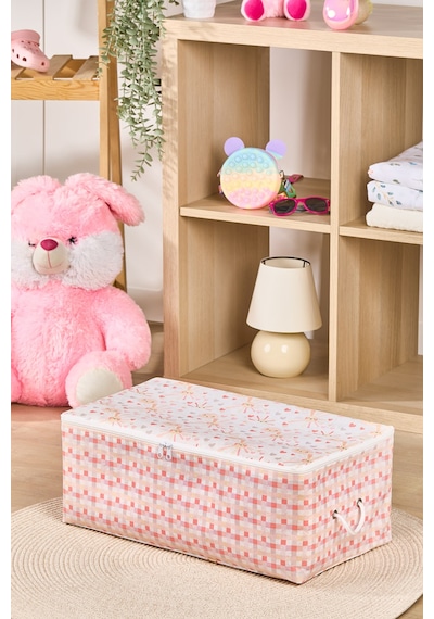 Serstil Little Sun Serisi Küçük Hurç -fermuarlı Çocuk Odası Düzenleme Kumaş Saklama Organizer 52x28x21cm