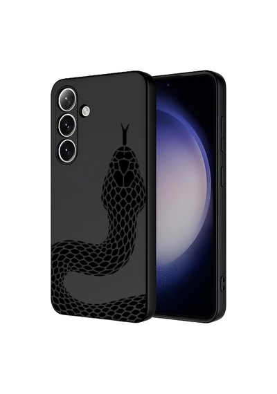 Samsung Galaxy S23 Fe İle Uyumlu Premier Kalite Özel Üretim Baskılı Silikon Telefon Kılıfı Bc 9 Siyah
