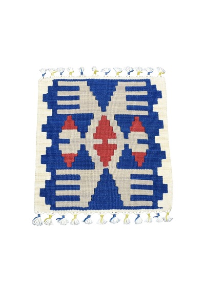 Zehra Abla Halı Yeni El Dokuma Kare Köşe Sandalye Minderi Pınarbaşı Kayseri Yün Kilim 7100 Çok Renkli Zehra Abla Halı Yeni El Dokuma Kare Köşe Sandalye Minderi Pınarbaşı Kayseri Yün Kilim 7100 Çok Renkli