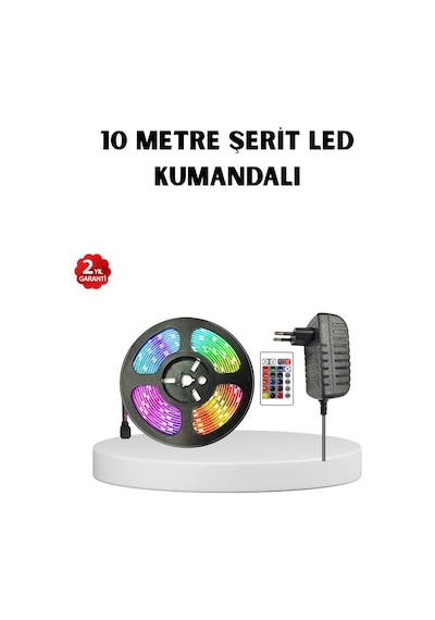 Renkli Smart Led Şerit - Suya Dayanıklı Esnek Enerji Tasarruflu 51705809