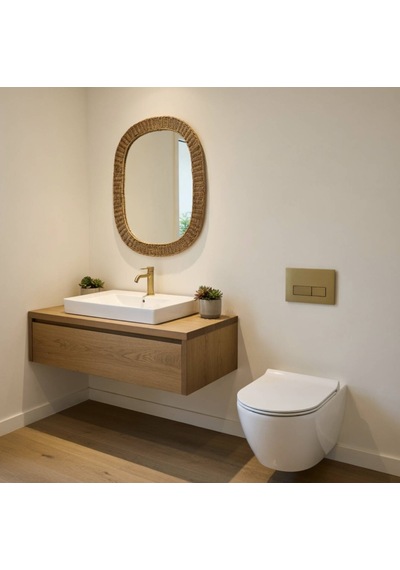 Ideal Standard - Plain Tezgah Üstü Lavabo Dolap Uyumlu 90x45 Cm Beyaz - 2587-