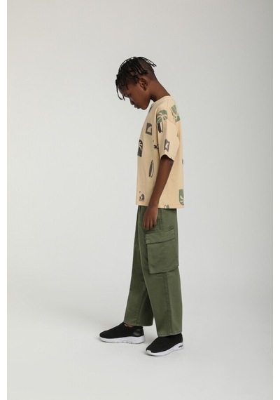 Xo Kids Erkek Çocuk Pantolon 4-8 Yaş 2573 haki
