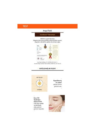 Missha Bee Pollen Renew Ampoule Skin Arı Poleni İçeren Besleyici ve Nemlendirici Tonik 150 ML