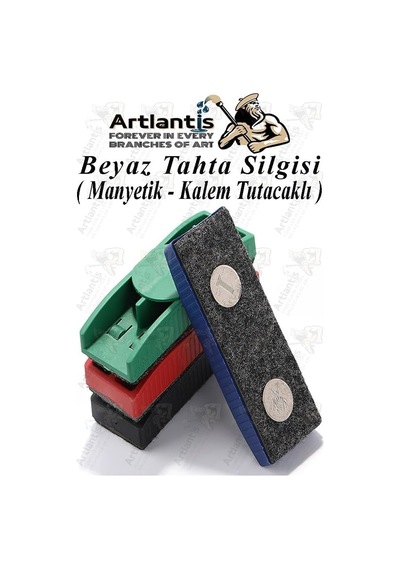 Yazı Tahta Silgisi Plastik Mıknatıslı 2 Adet Beyaz Yazı Tahtası Silgisi Manyetik Kaliteli Keçe Uçlu Silgi Okul S