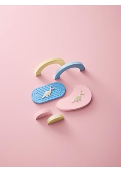 The Humble Co. - Humble Brush Baby Bebekler İçin Alıştırma Diş Fırçası - Pembe Açık Ahşap