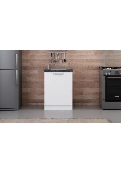 Minar 60 Cm Mutfak Dolabı Beyaz 60-B1-Alt Modül Beyaz
