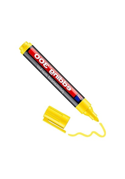 1.5-3 Mm Yuvarlak Uçlu Edding 300 Kalem, Sarı Renk 103 Ivory