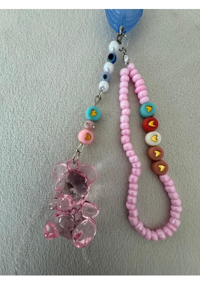 Pembe Çanta Anahtarlık Charmı