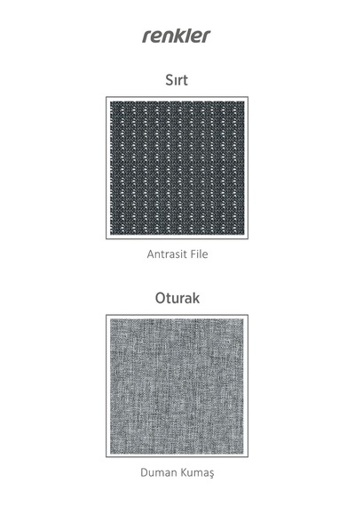 Tr Flexo Pro Ofis Çalışma Oyuncu Sandalyesi Makam Gri Genel