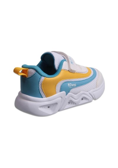 M.P One Çocuk Velcro Beyaz-mavi Sneaker Beyaz - Mavi